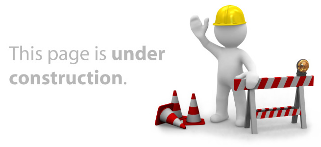 'This page is under construction' notice