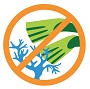 Good dive practices - 'Keep away from the reef' icon