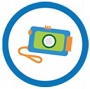 Good dive practices - 'Be a responsible photographer' icon